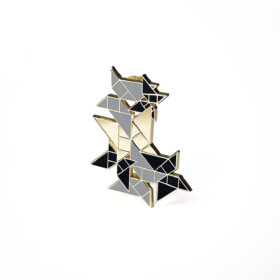 Escher brooch