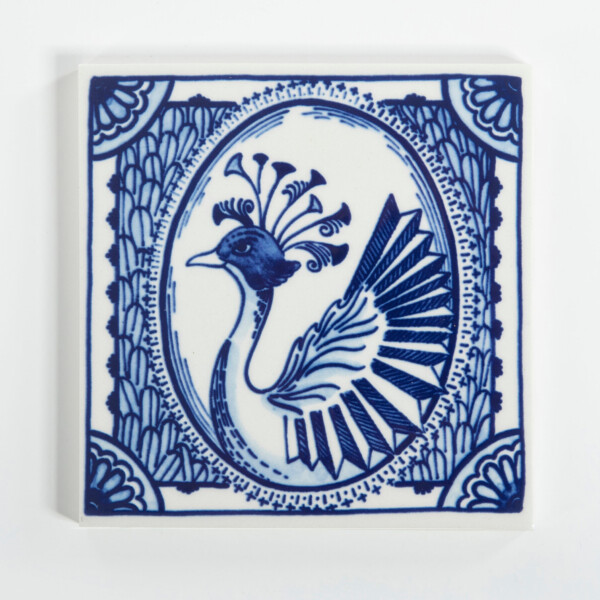 Tile Extinct Animals Dandelion Crane