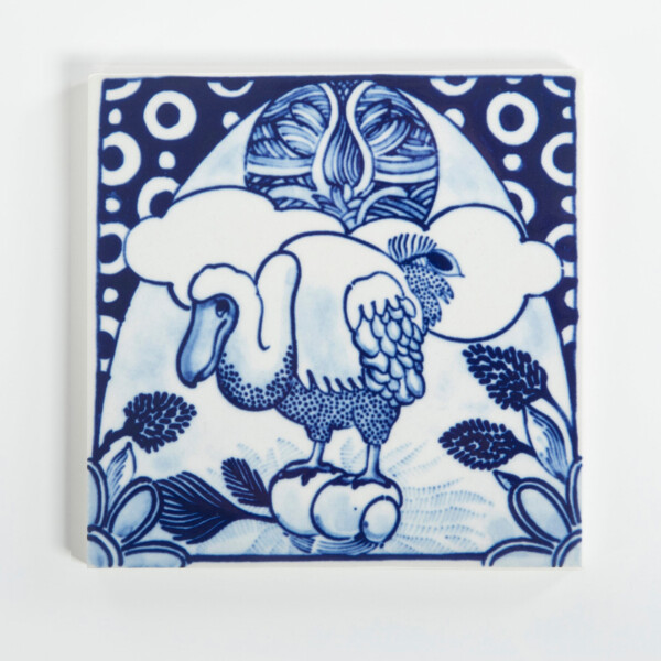 Tile Extinct Animals Dodo Pavone