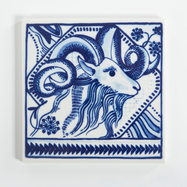 Tile Extinct Animals Pogo Goat