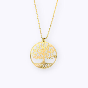 Levensboom - gouden ketting