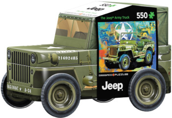 Militär-Jeep-Puzzle