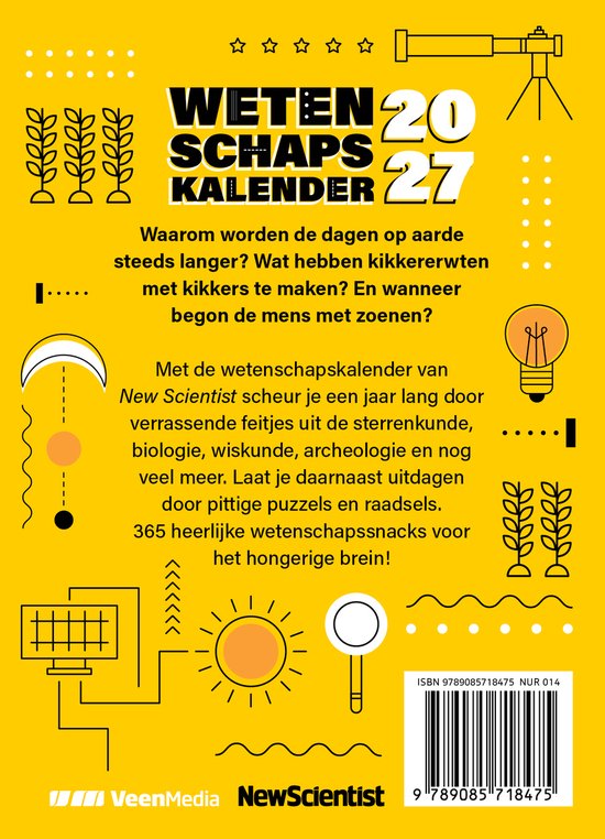Wetenschapskalender 2027