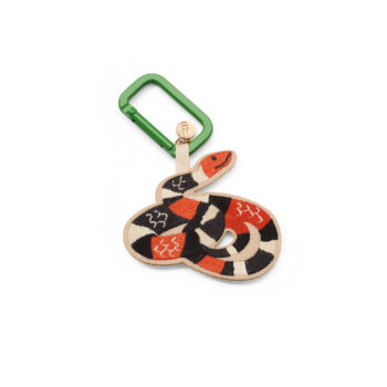 Bag charm Red Snake