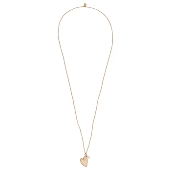 Pardise Rose Quartz Gold Colored Necklace