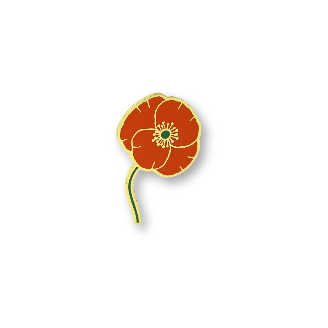 Dick Bruna brooch poppy