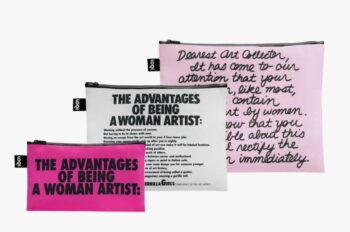 Guerrilla Girls Recycelte Reißverschlusstaschen