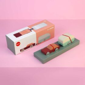 Wooden Car Duotone Series by Floris Hovers - Dutch Museum Gift Shop