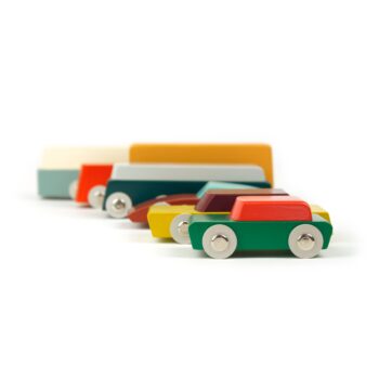 Wooden cars - Duotone series by Floris Hovers