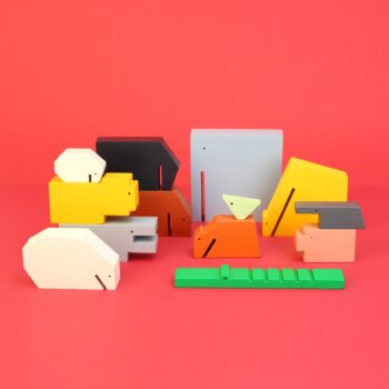 Wooden Animals - Floris Hovers