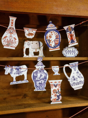 Paper Craft Porcelain garland