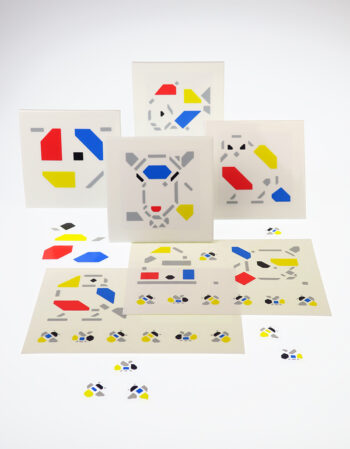 Tile stickers Bart van der Leck