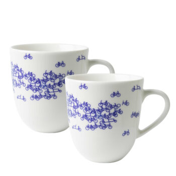 Mug De Blauwe Fiets - Ceramic
