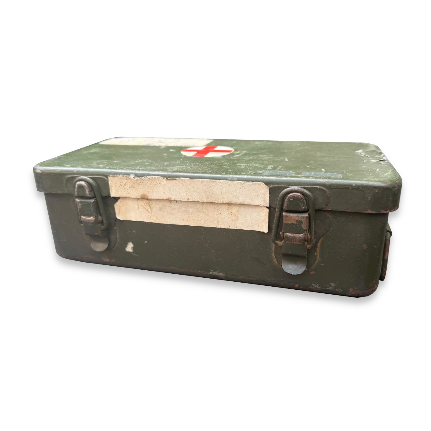 Vintage military first aid box