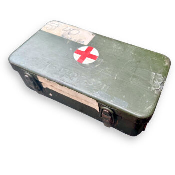 Vintage military first aid box
