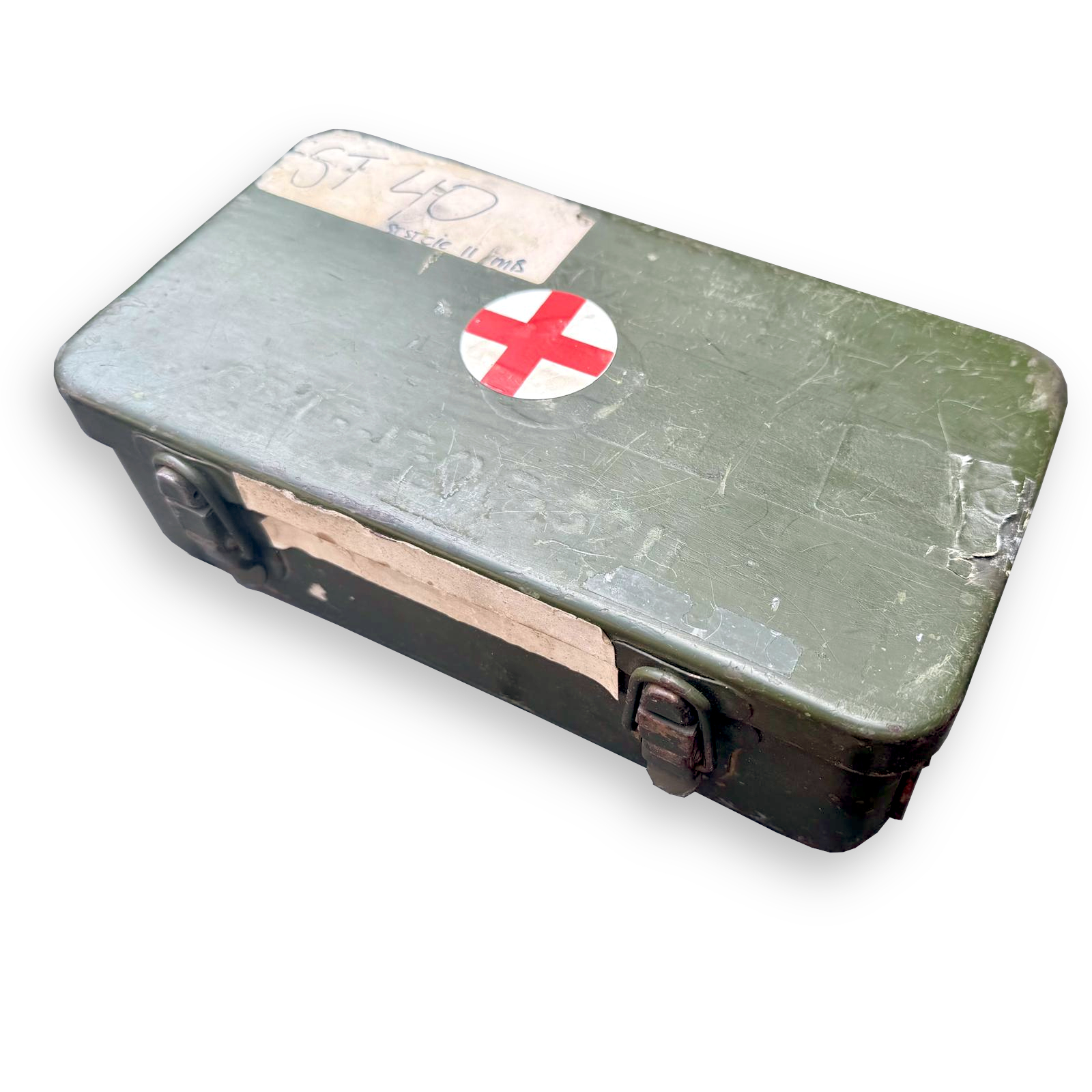 Vintage military first aid box