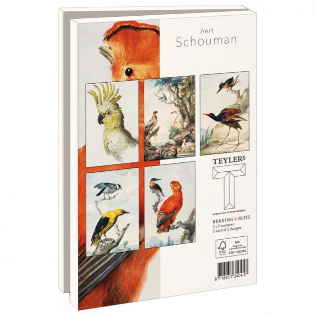 Card folder with env. Large | Aert Schouman, John James Audubon - Image 2