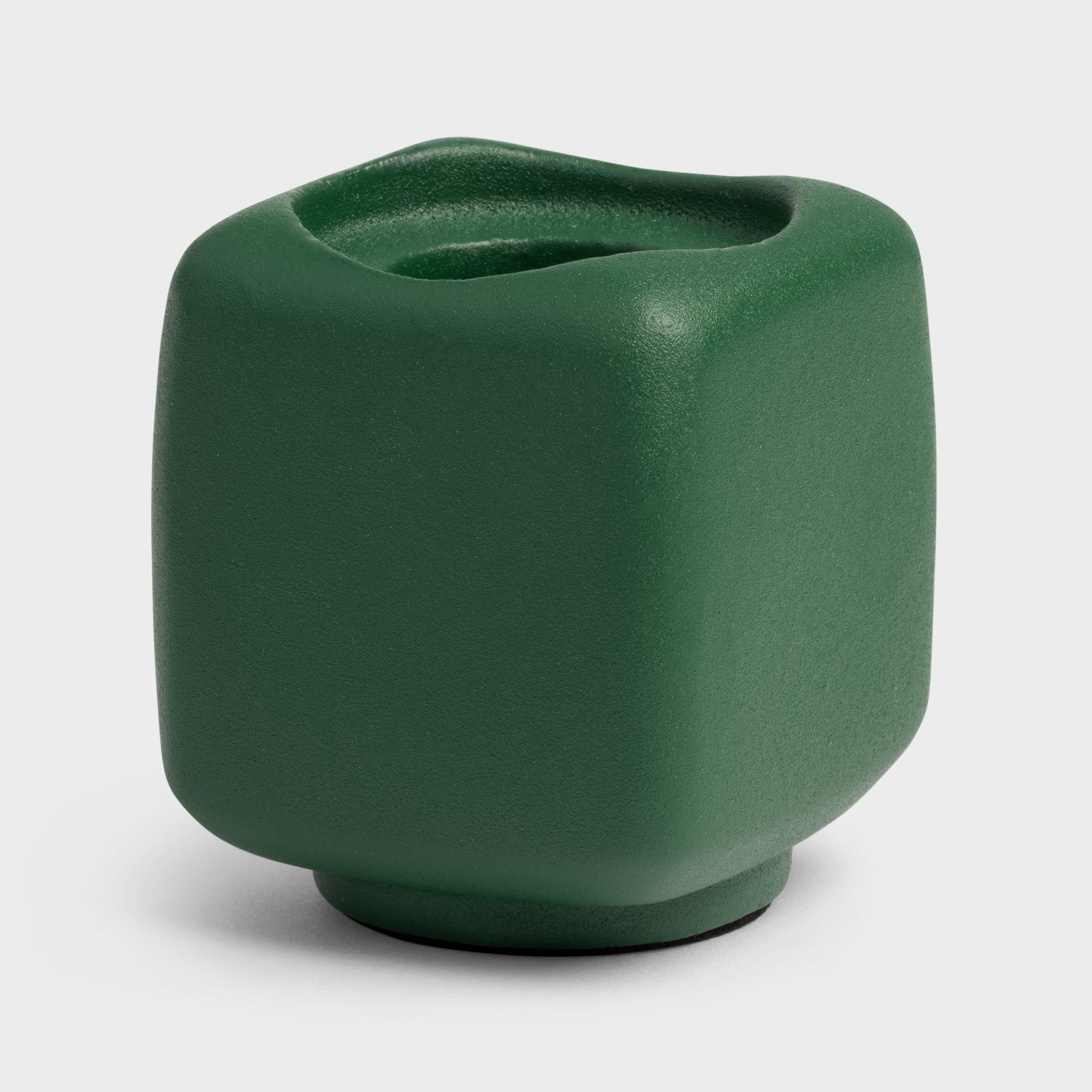 Bougeoir « Chunk » vert