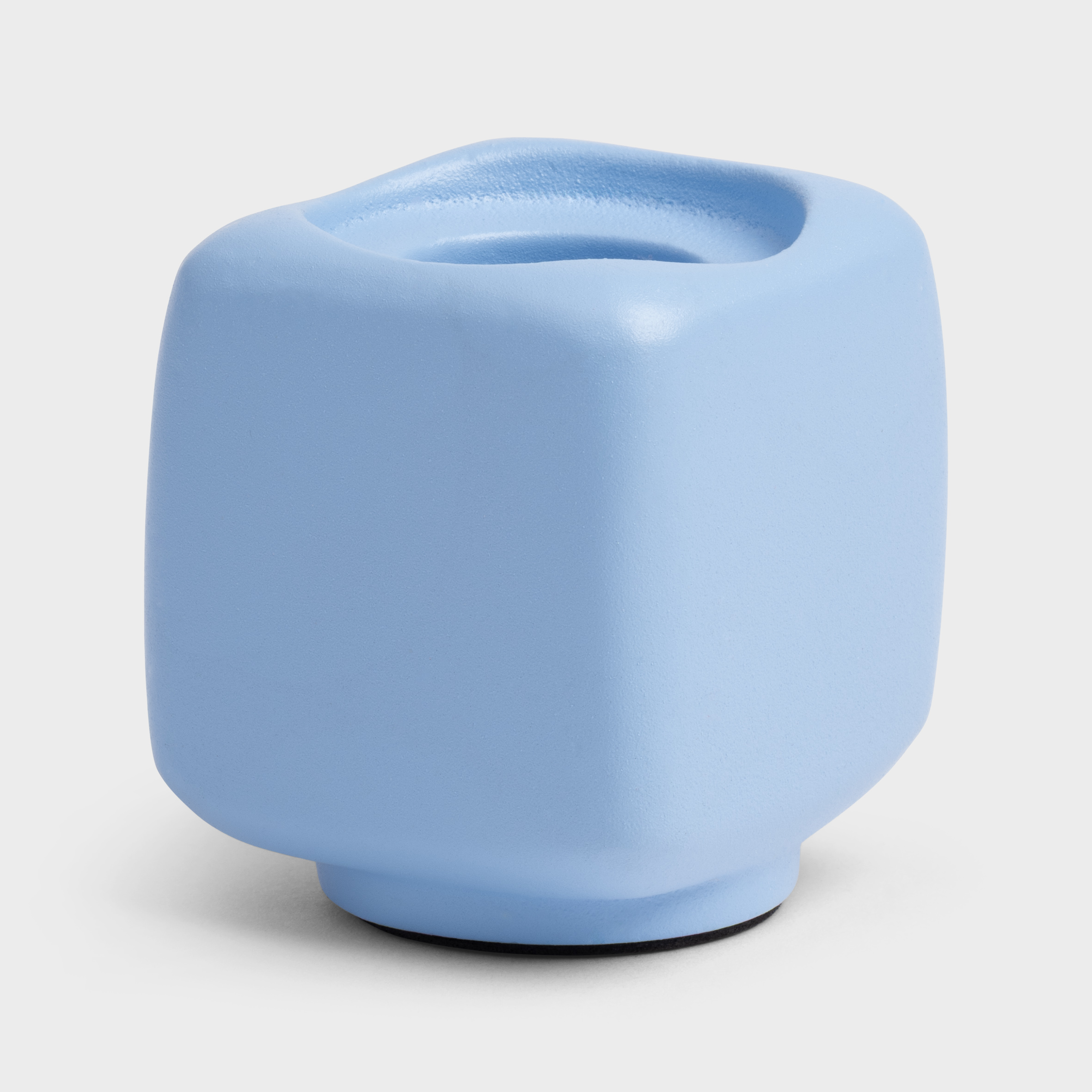 Bougeoir « Chunk » bleu clair