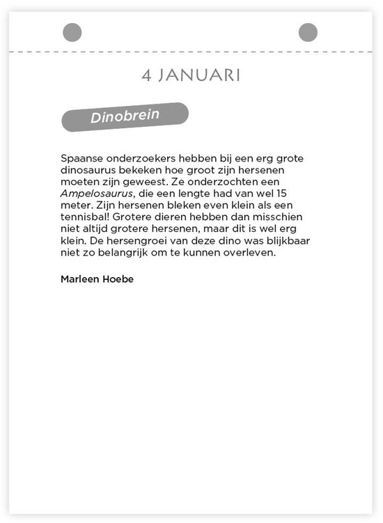 Young Scientist Wetenschapskalender 2027