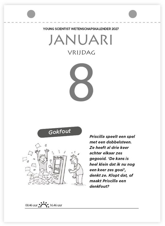 Young Scientist Wetenschapskalender 2027