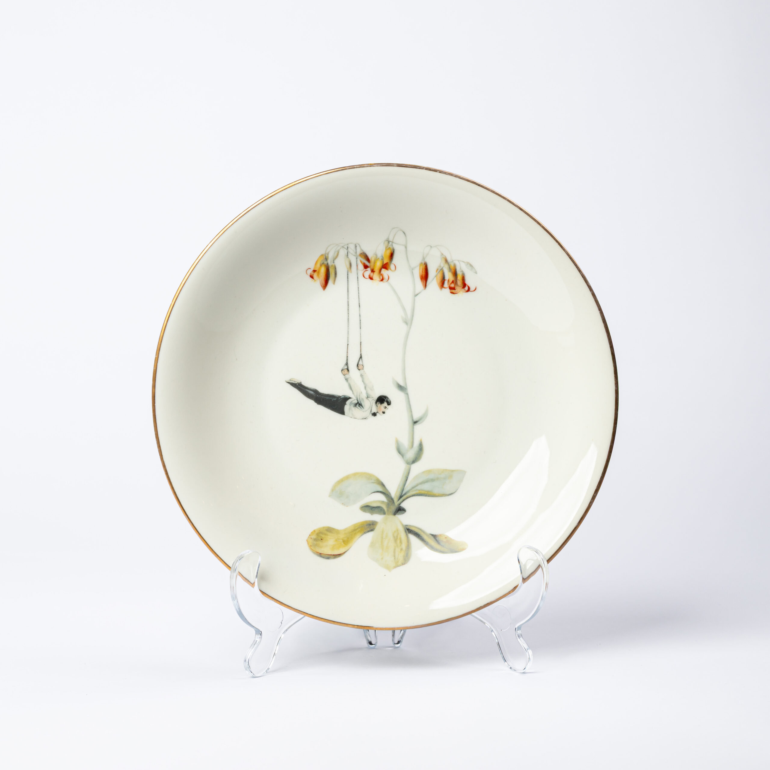 Lylies decorative plate – Botanical Home Decor - Image 14