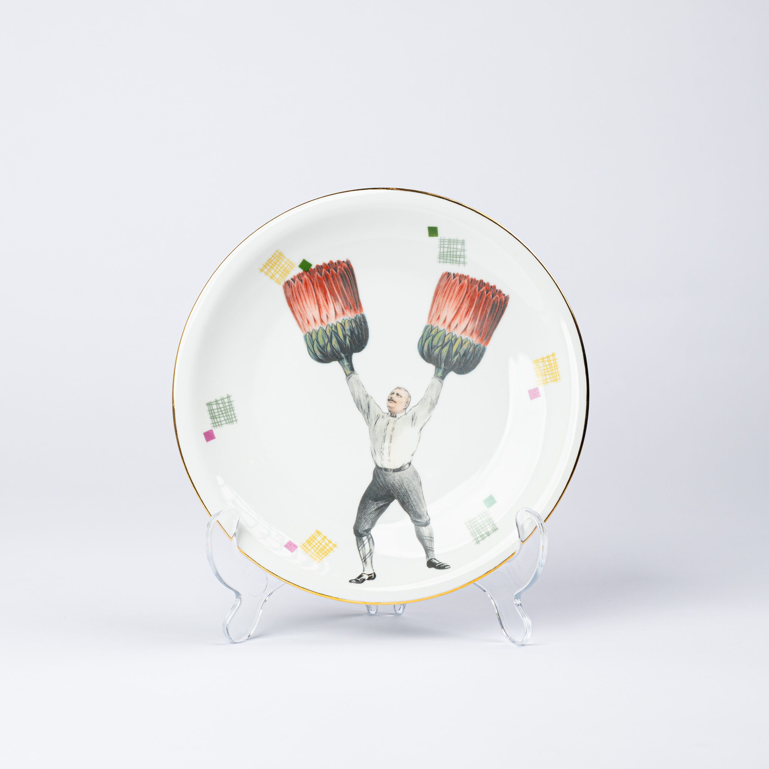 Lylies decorative plate – Botanical Home Decor - Image 9