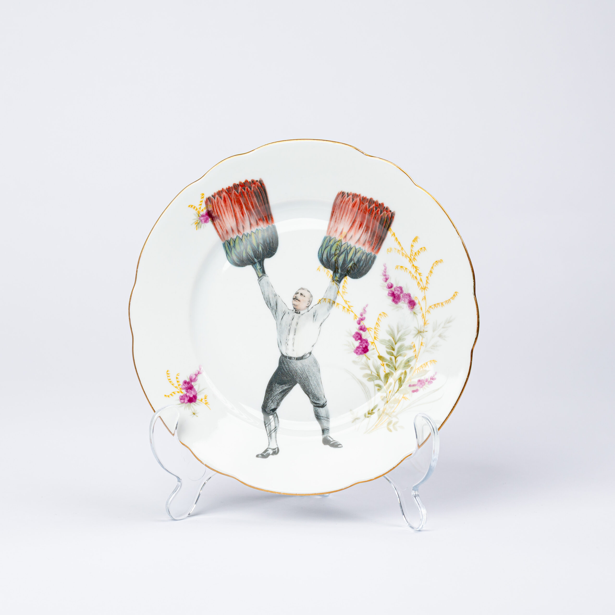 Lylies decorative plate – Botanical Home Decor - Image 8
