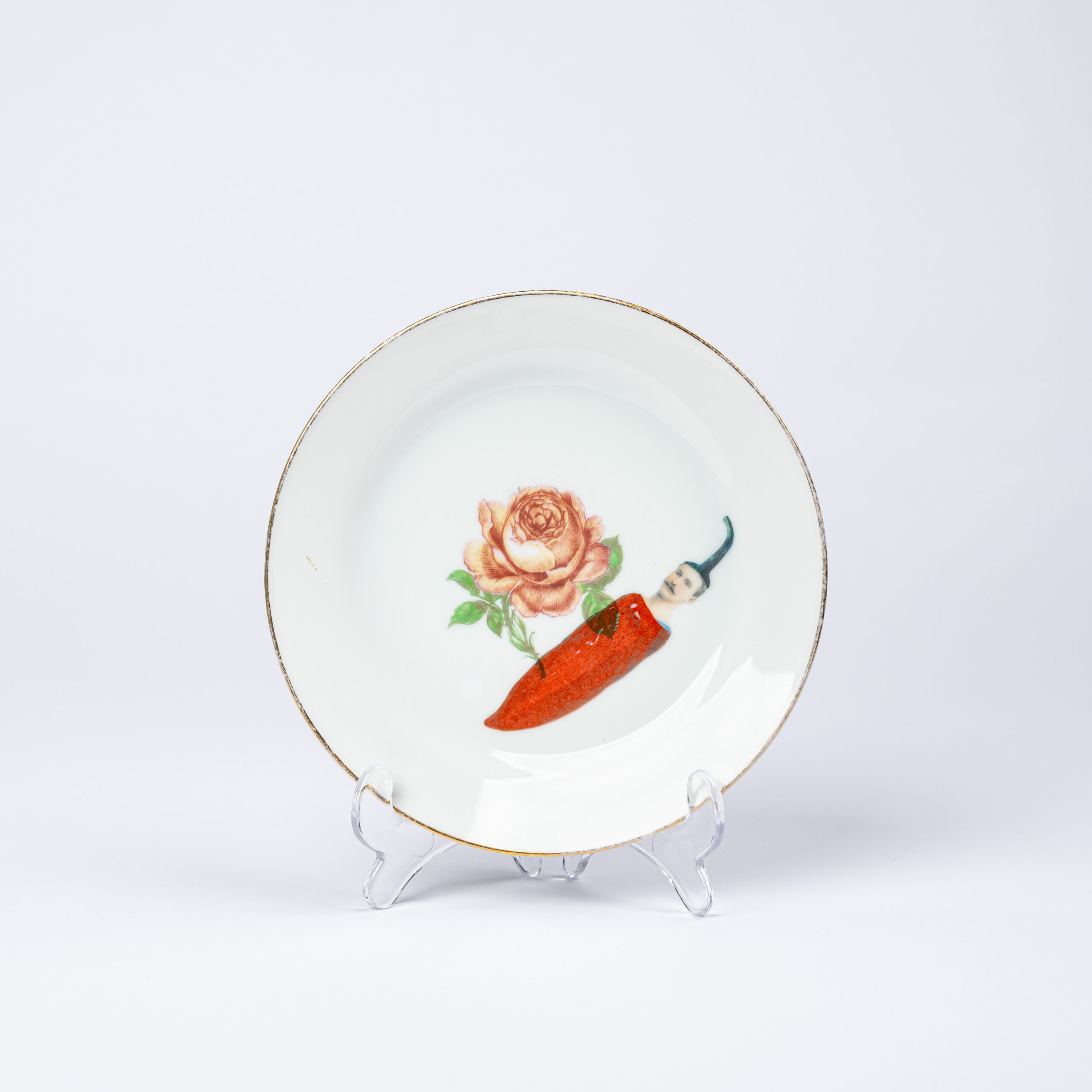 Lylies decorative plate – Botanical Home Decor - Image 6