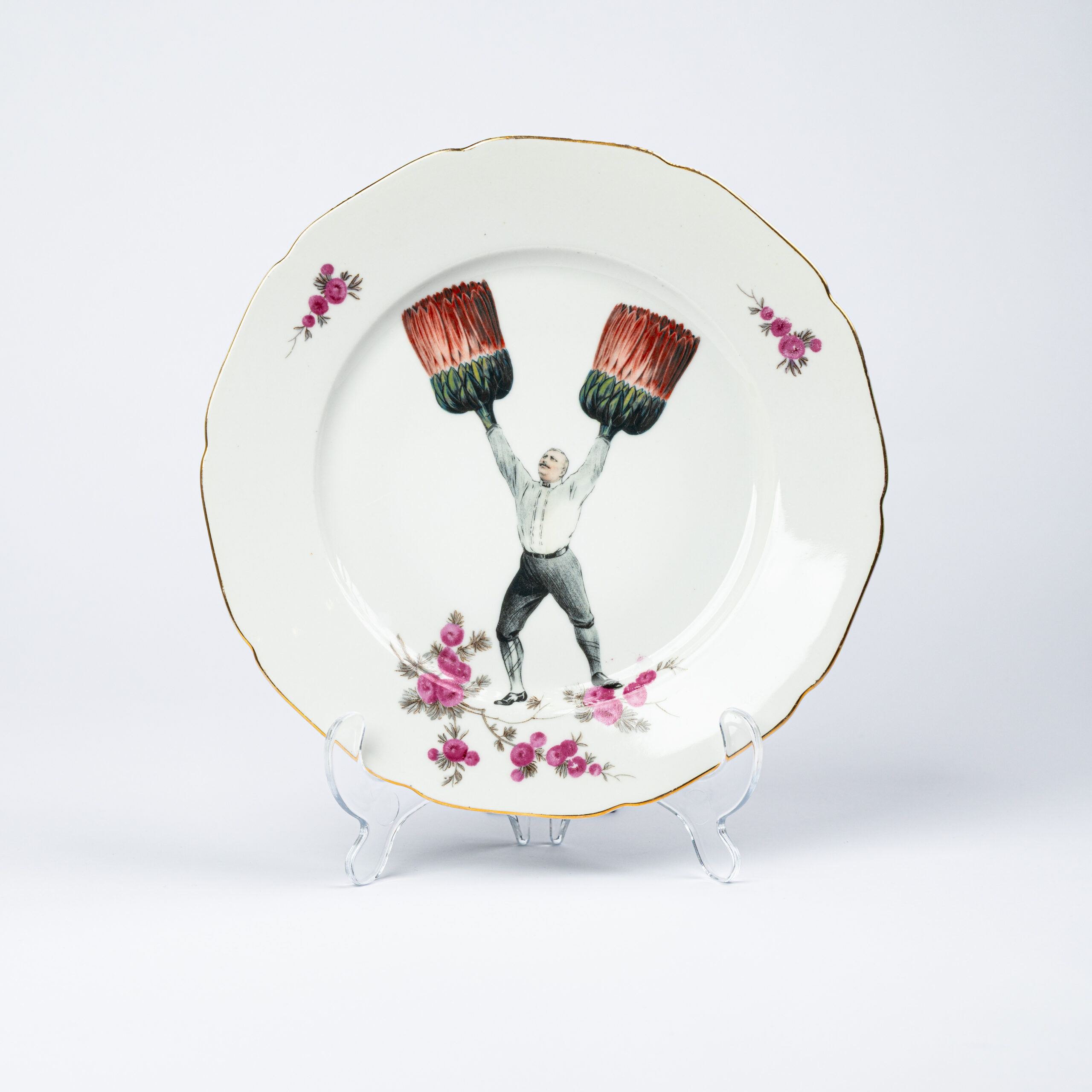 Lylies decorative plate – Botanical Home Decor - Image 4