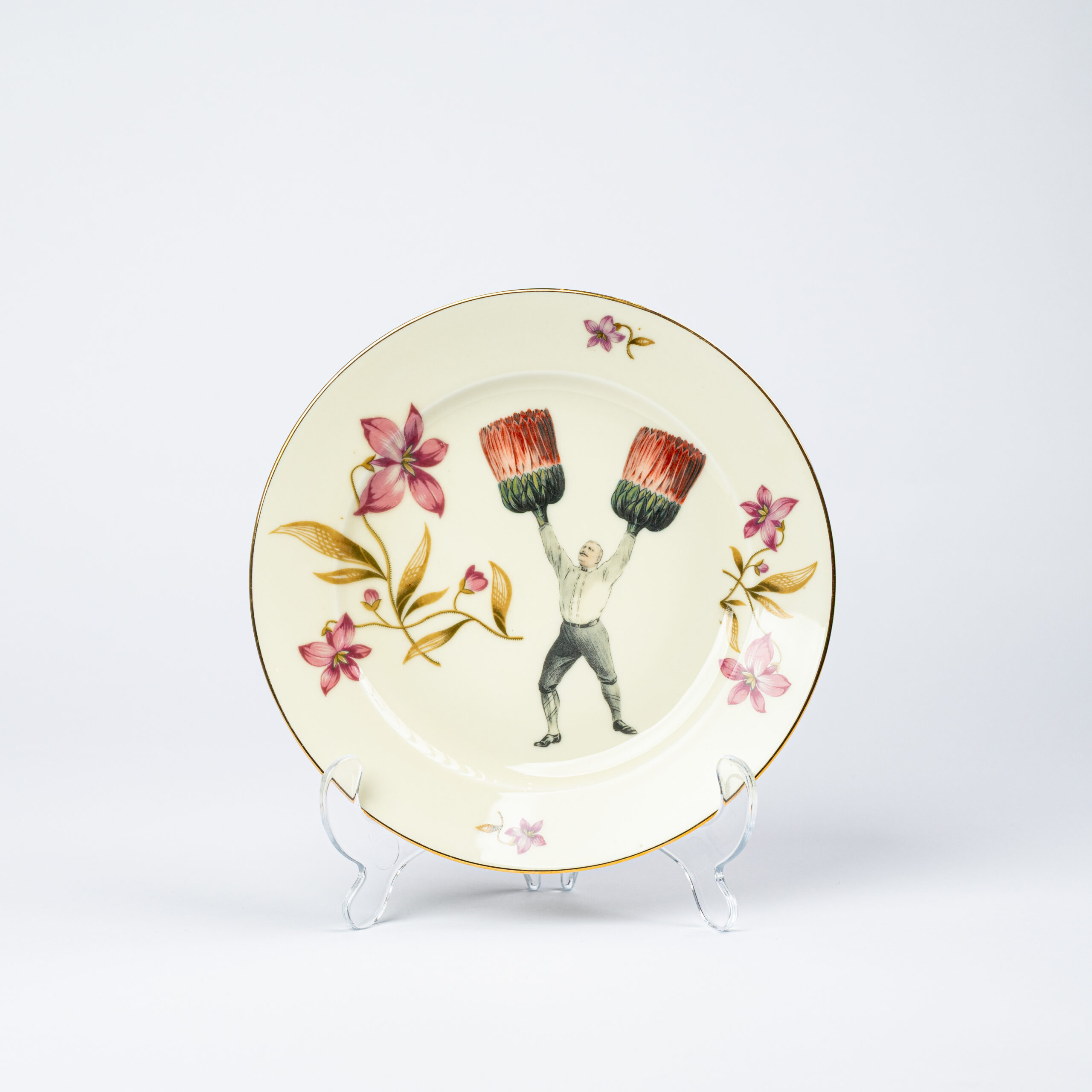 Lylies decorative plate – Botanical Home Decor - Image 2