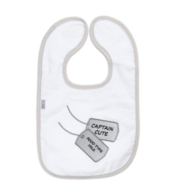 Captain Cute - baby bib