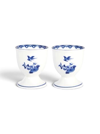 egg cups delft blue