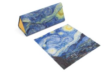Foldable spectacle case+ lens cloth , Vincent van Gogh, Starry Night