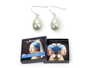 Pearl Earrings, Silver, Vermeer, Girl with the pearl